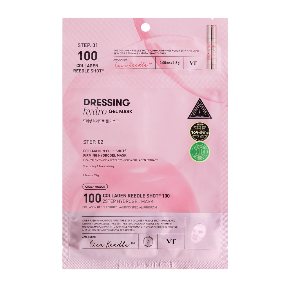 VT Cosmetics Collagen Reedle Shot 100 2-Step Hydrogel Mask 1.5g +
