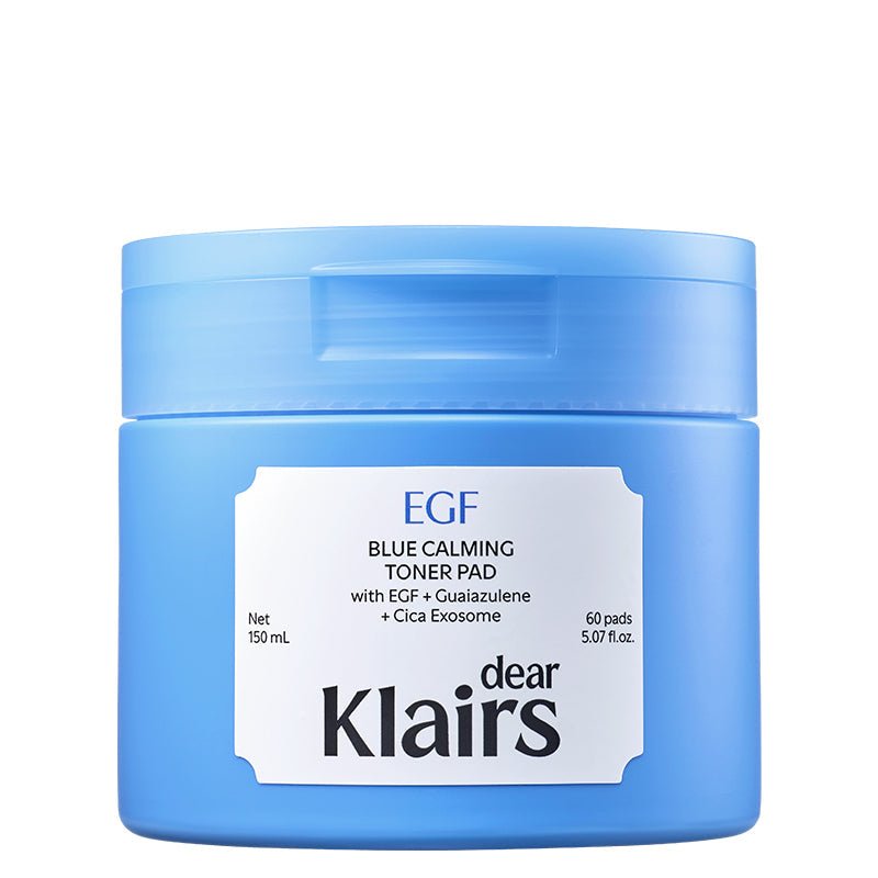 Dear Klairs EGF Blue Calming Toner Pad